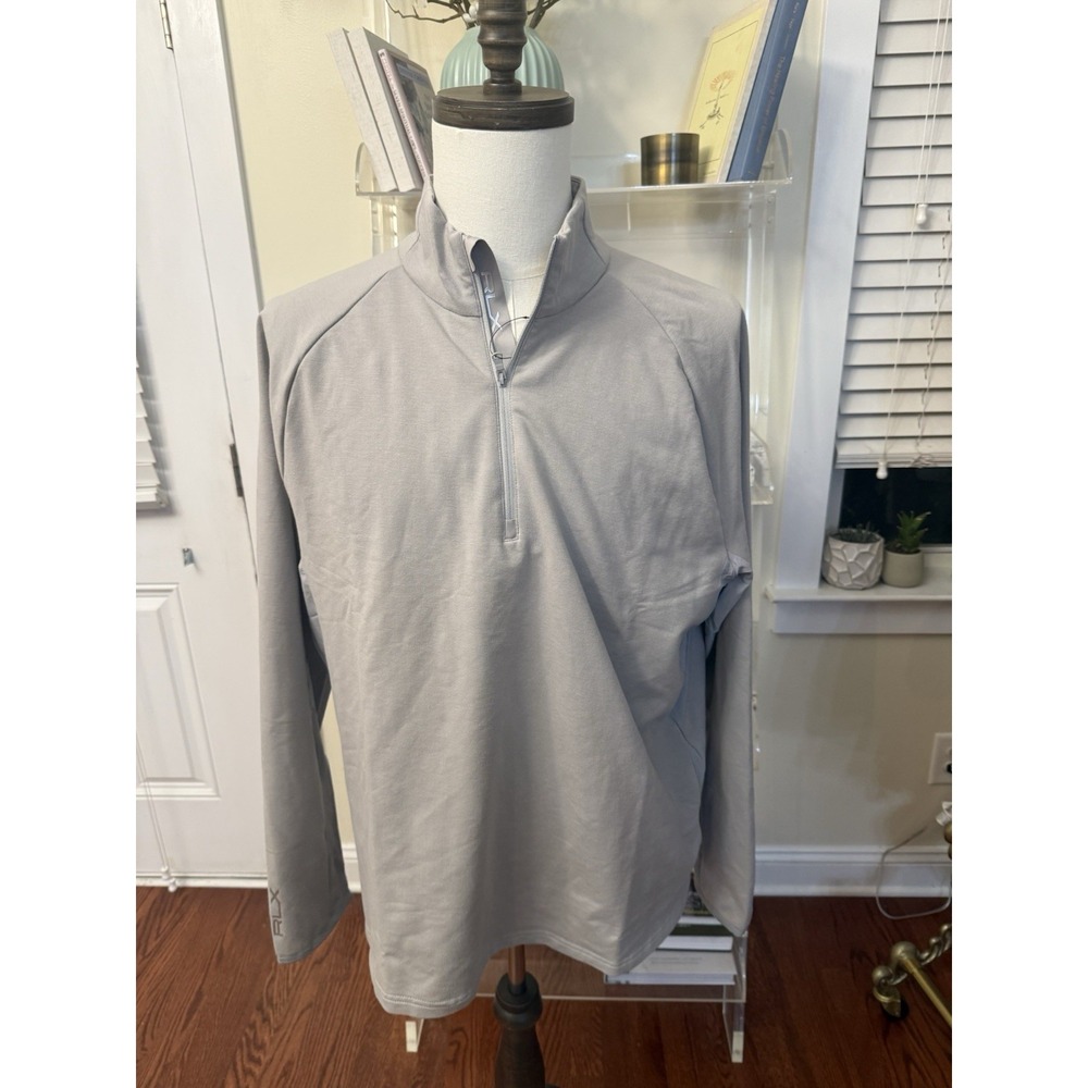 RLX Ralph Lauren Athletic Sports Jacket Golf XL Men's Quarter Zip Shirt Top New